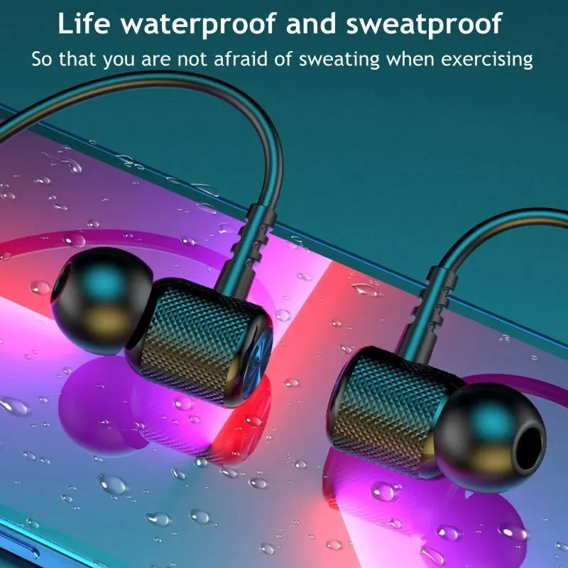 Neckband Bluetooth 5.0 Waterproof 9D Sports Headphones