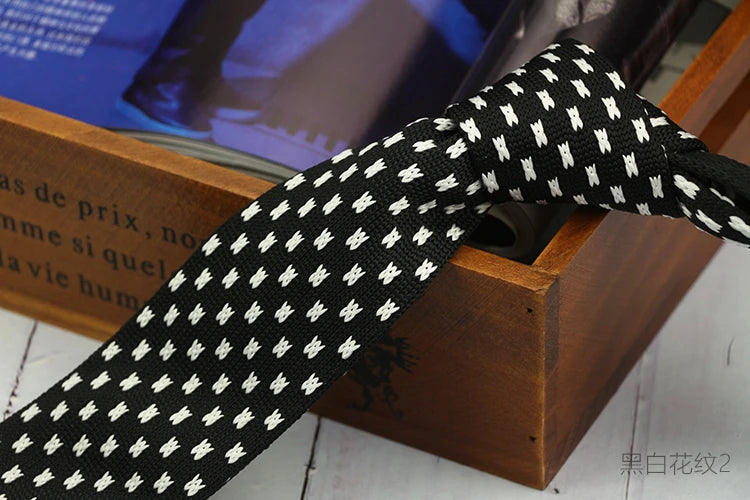 5.5公分條紋羊毛領帶，男士款，青春洋溢的韓式風格