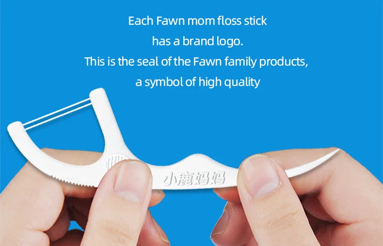 Fawnmum 2-Layer Dental Floss - Family Box 1000C