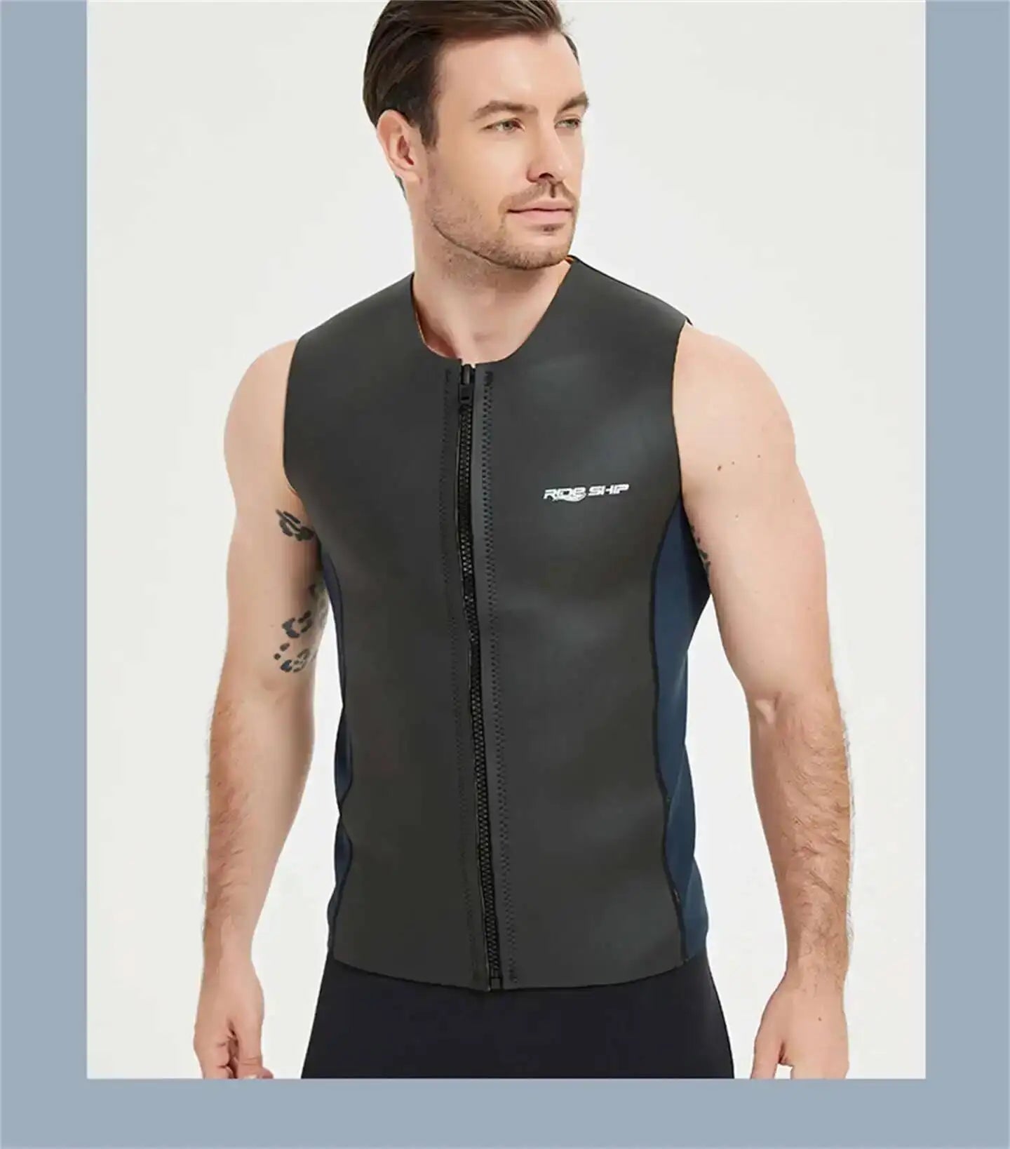 Áo Lặn Không Tay 3mm - Bơi Lội & Lướt Sóng