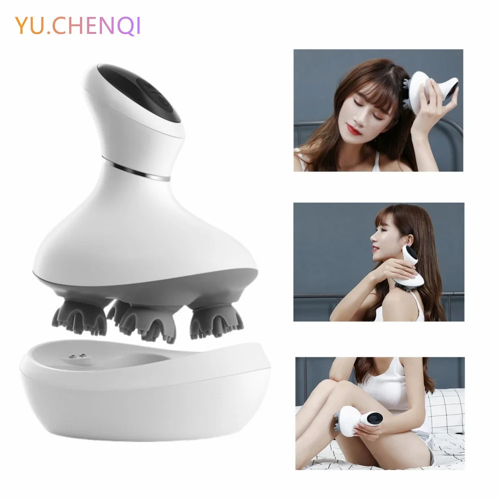 Head &amp; Body Relaxation: Smooth Waterproof Massager