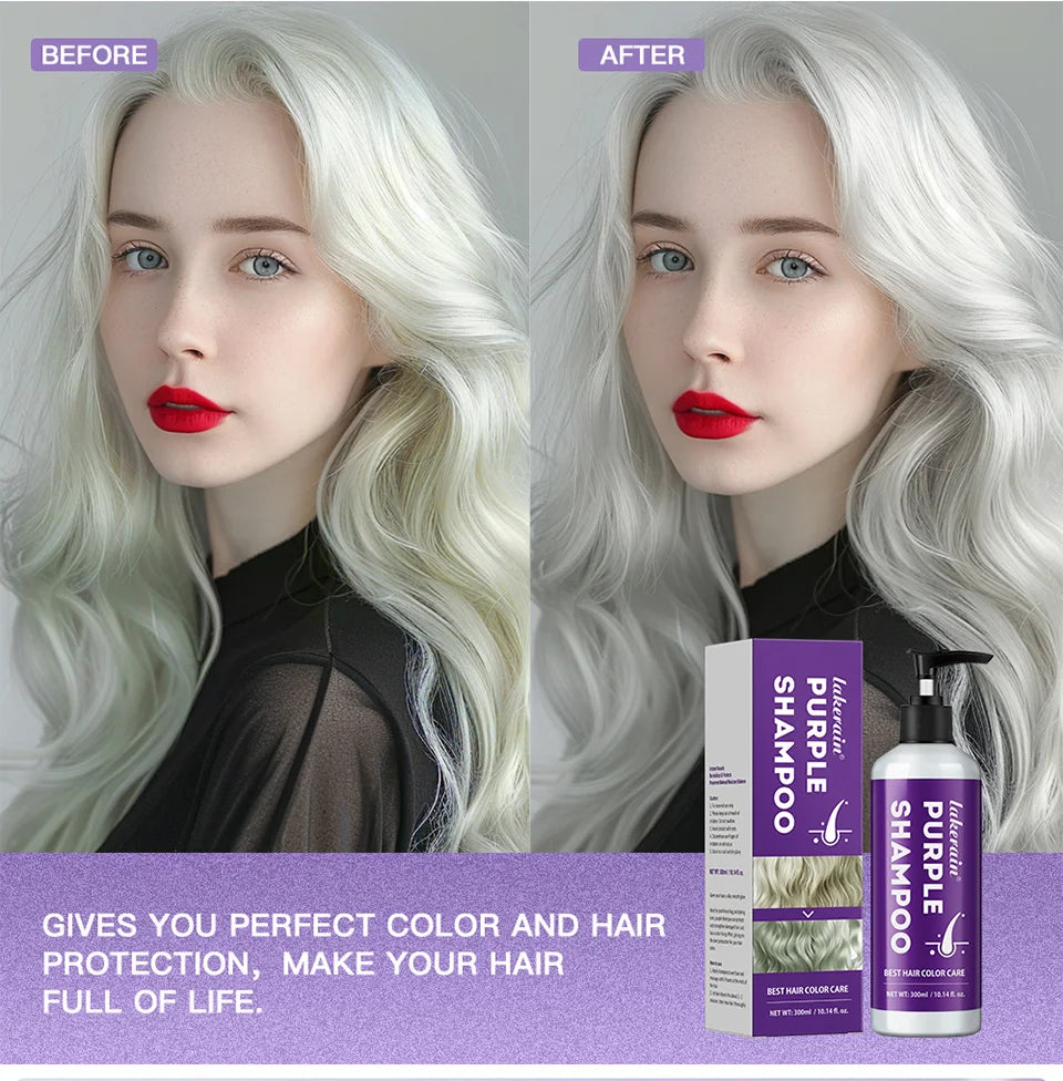 Purple Lock: Nourishing Blonde Hair, Flexible Gold and Silver Removal