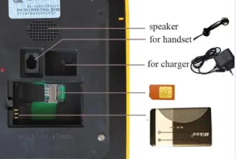 GSM 900/1800MHz SIM Cordless Office Phone