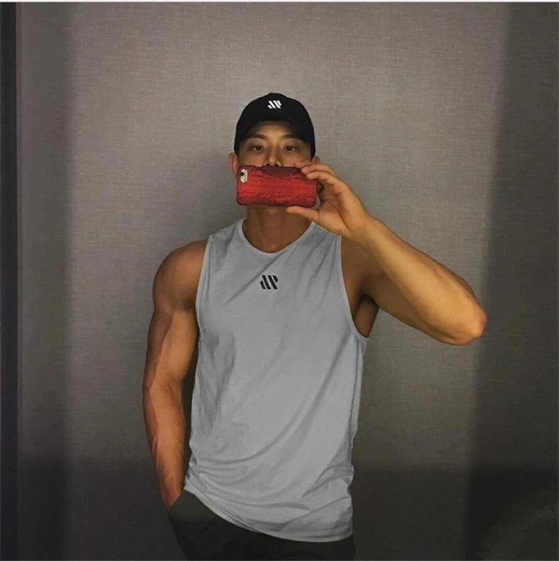 Áo ba lỗ nam thể thao gym 2024, thoáng khí, chạy bộ - Daisan Mart