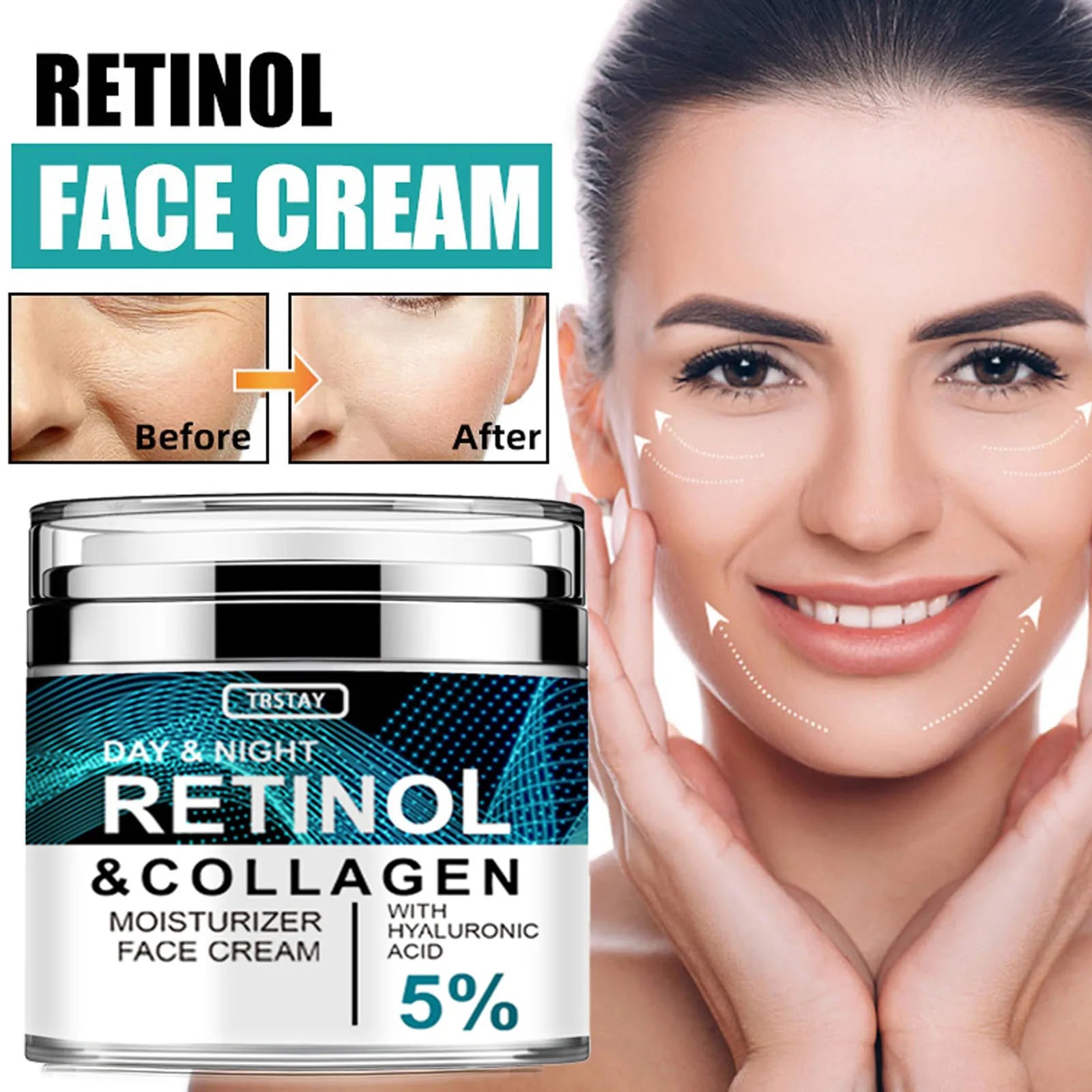 Collagen Retinol &amp; Hyaluronic Anti-Aging Cream