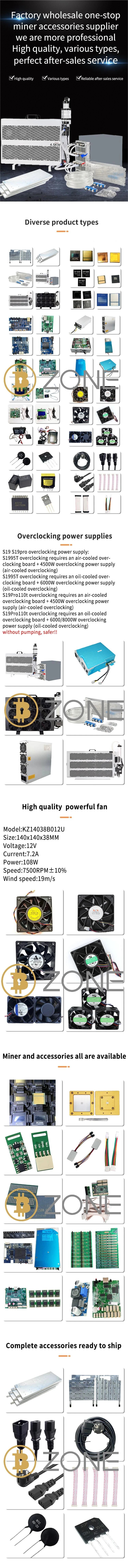 Bitmain Cooling Fan Simulator Emulator - Plug &amp; Play 4 Pin Fan Spoofer for Antminer S19 S19jpro S19xp L7 D7 K7 KA3 Z15 AND More