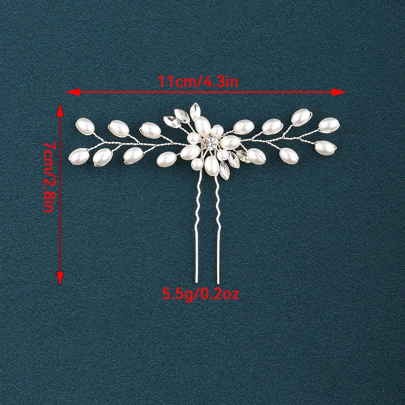 Ngọc Cài Tóc Cô Dâu - Phụ Kiện Đính Đá Lấp Lánh