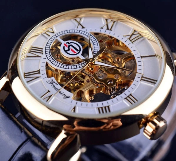 Đồng Hồ Cơ Tự Động Nam 2024 - Da Thoáng Khí Thể Thao