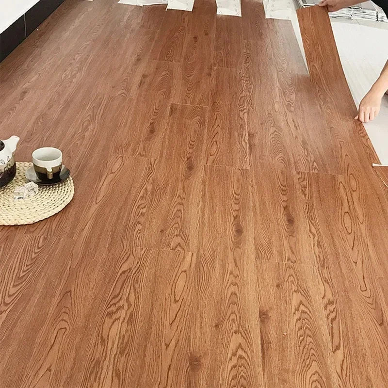 Wood Grain Floor Stickers Modern XPE Foam Wall Sticker Waterproof Self-adhesive for Living room Toilet Kitchen Home Floor Decor