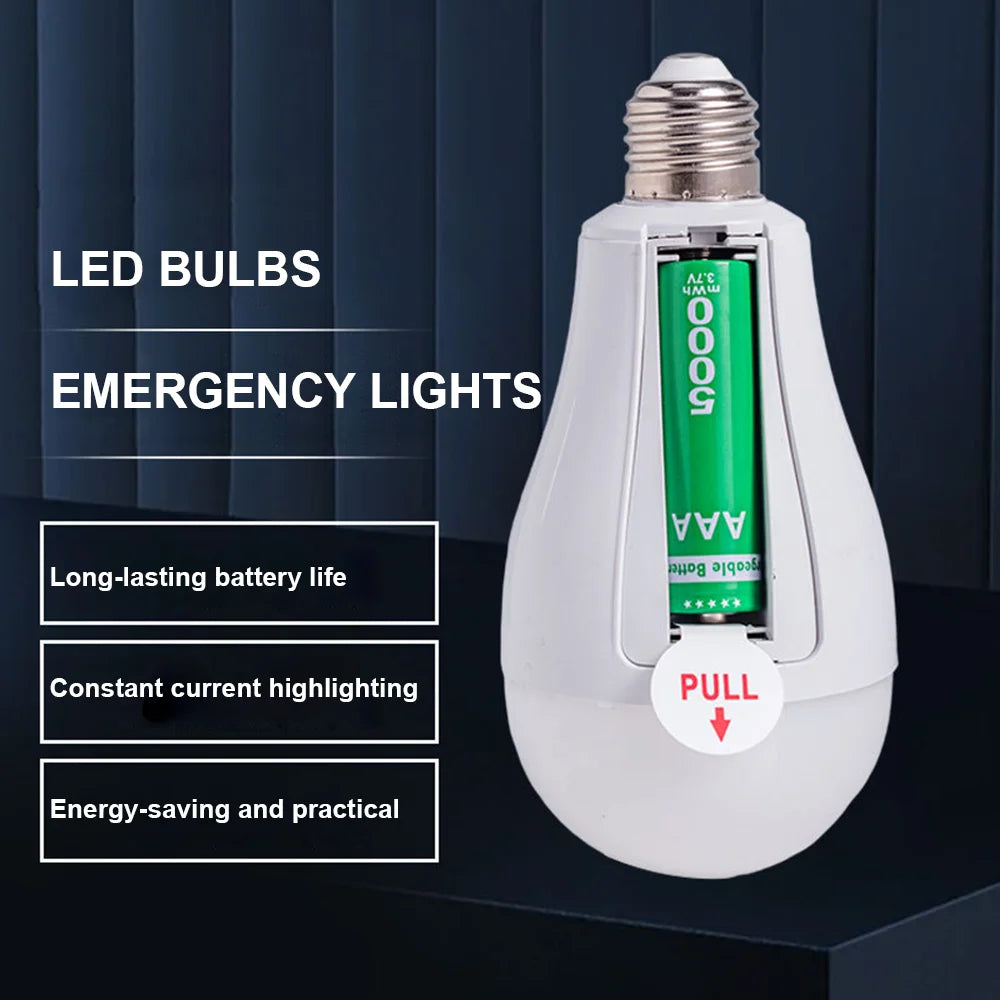 Smart LED Bulb Rechargeable Emergency Flashlight No Flicker