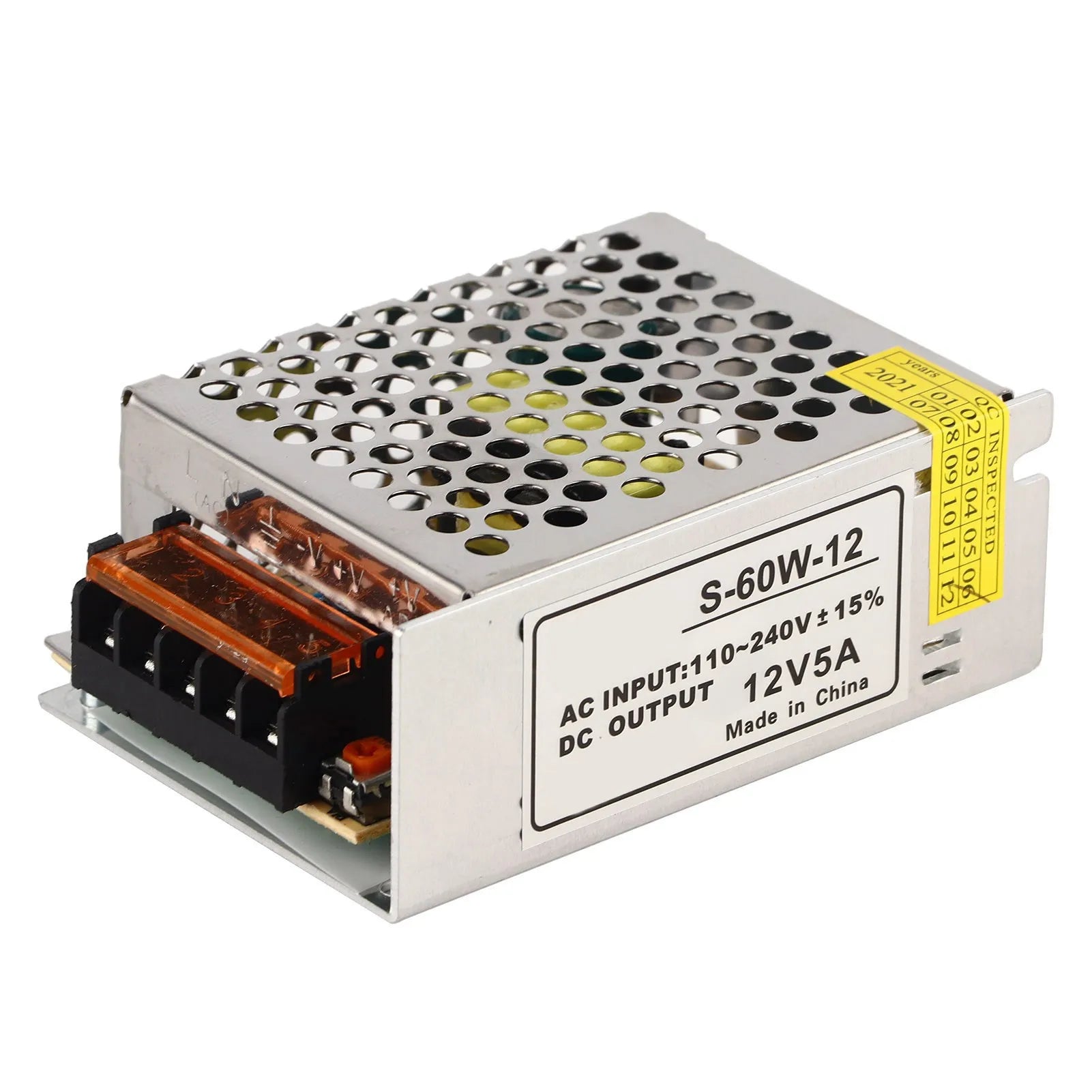 AC/DC 12V 5A Power Adapter For Multi-Purpose LED Lights