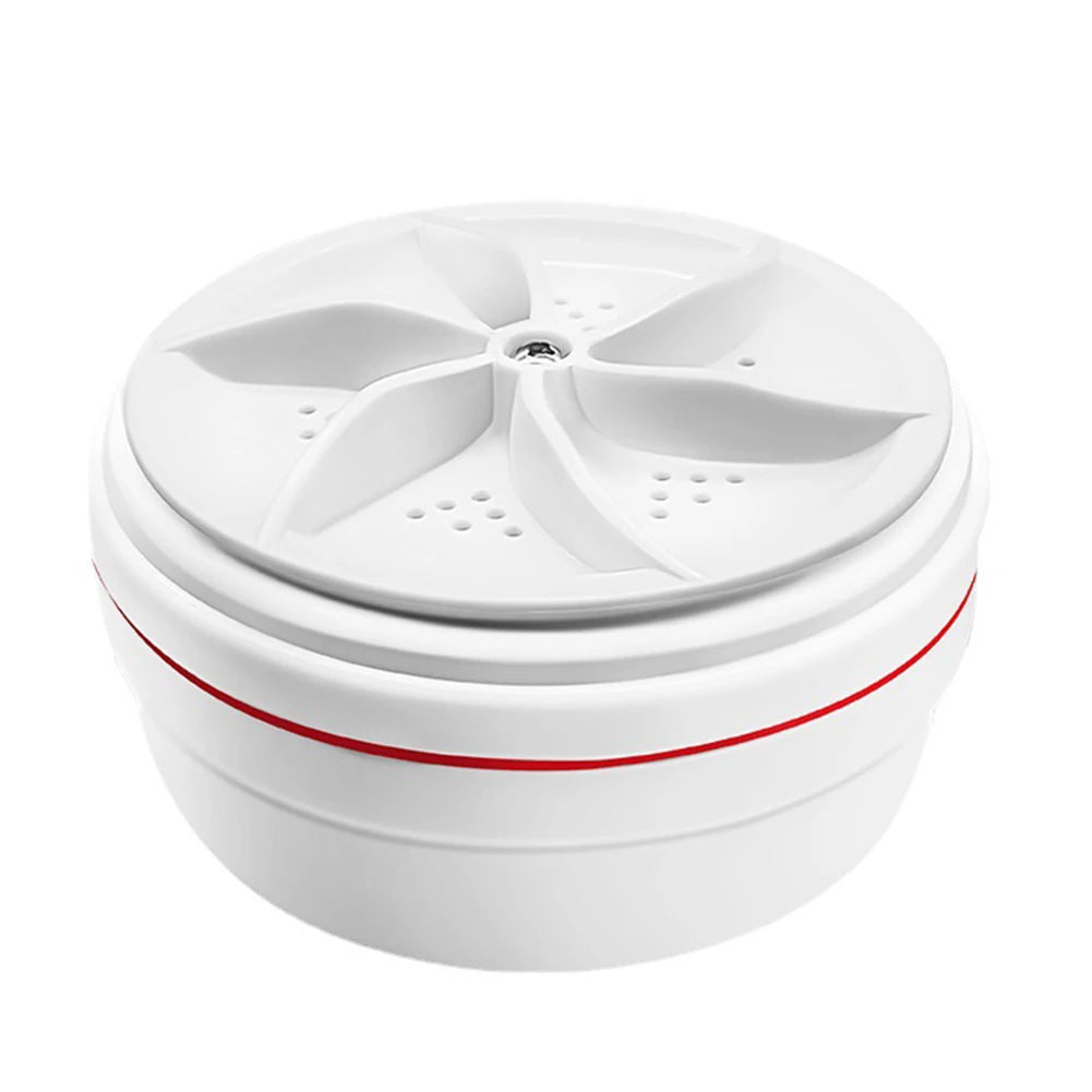 Máy Giặt Mini Siêu Âm USB Du Lịch Đa Năng Turbo