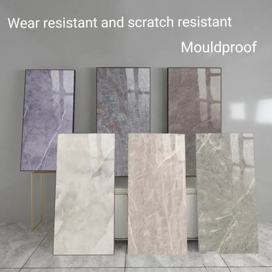 bathroom living room bedroom waterproof marbre self adhesive Imitation tegel wall stickers kitchen cabinets oil proof sticker