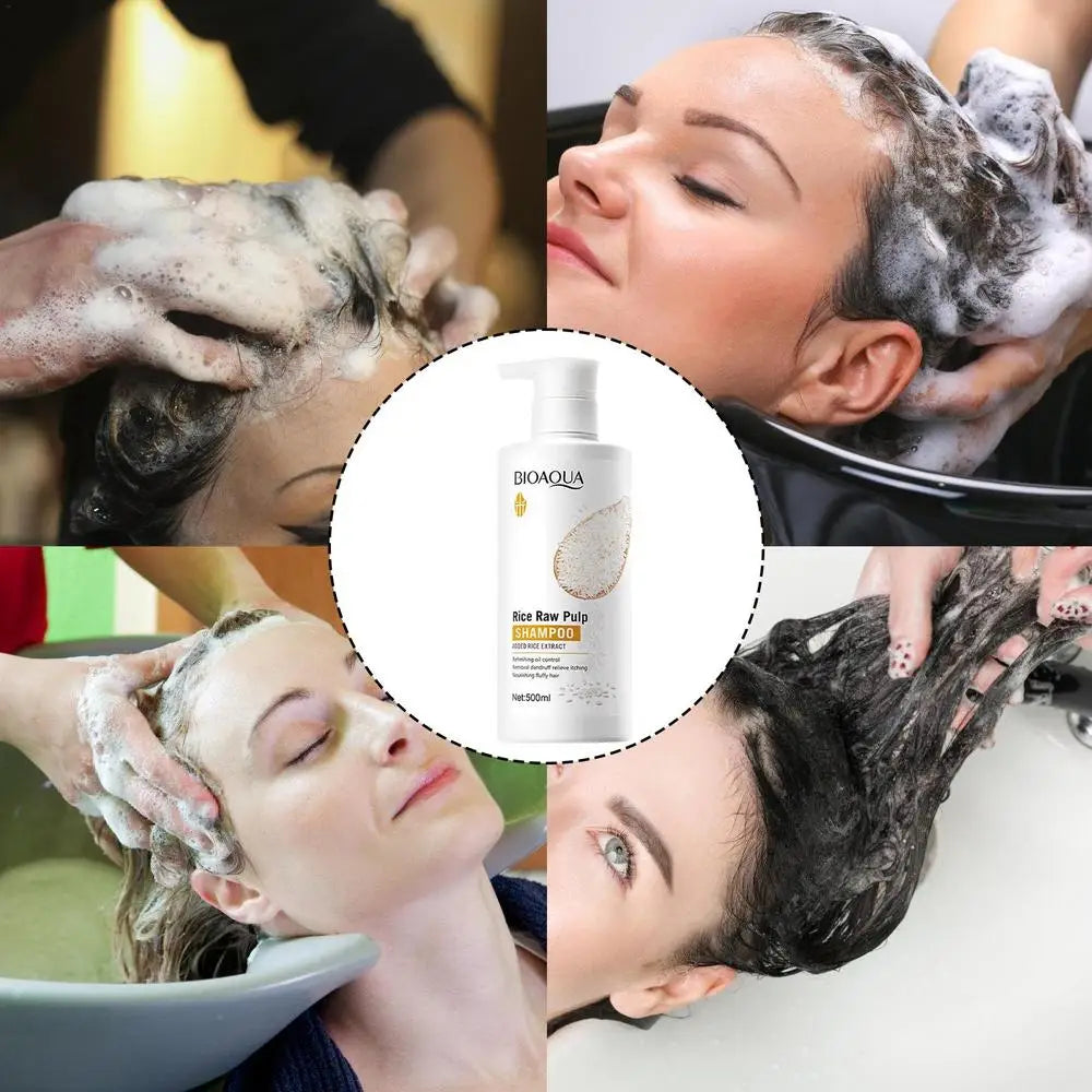 Dầu Gội Dưỡng Tóc Gạo - Dưỡng Ẩm & Phục Hồi Tóc Yếu