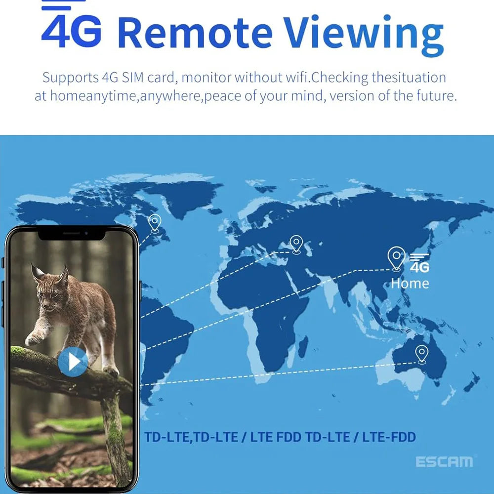 4G European Hunting Camera 4MP Motion Activated