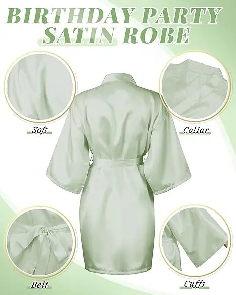 Áo choàng cưới lụa satin cho phụ dâu - Cô dâu sẵn sàng - Daisan Mart
