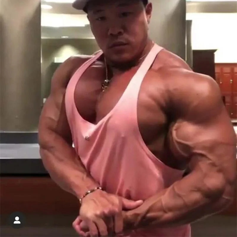 Men's Summer Quick Dry Sleeveless Sports T-Shirt