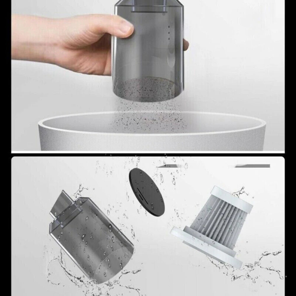 6000Pa Mini Portable Cleaner Strong Suction Powerful Portable Cleaning Machine Dual Use Fully Automatic Power Cleaning Appliance - Daisan Mart