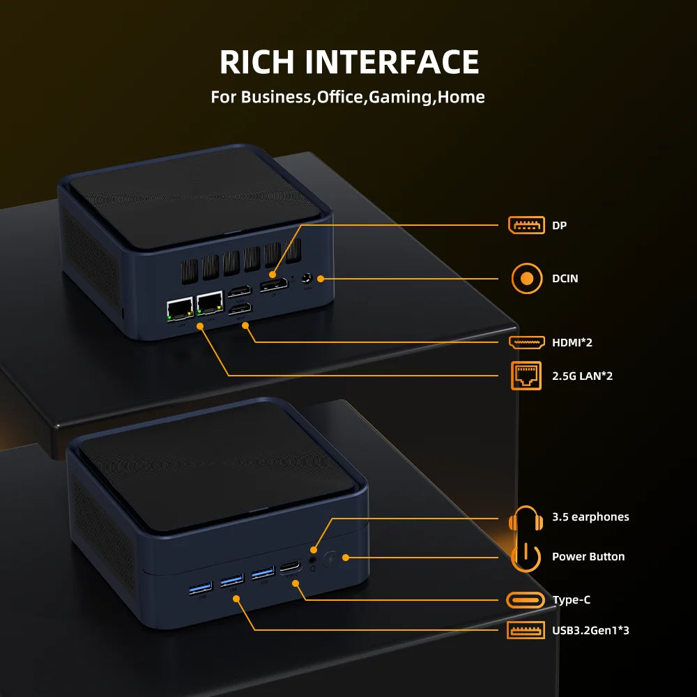 Mini PC AMD Ryzen 7, DDR5, SSD NVMe, WiFi6, 4K HDMI - Daisan Mart