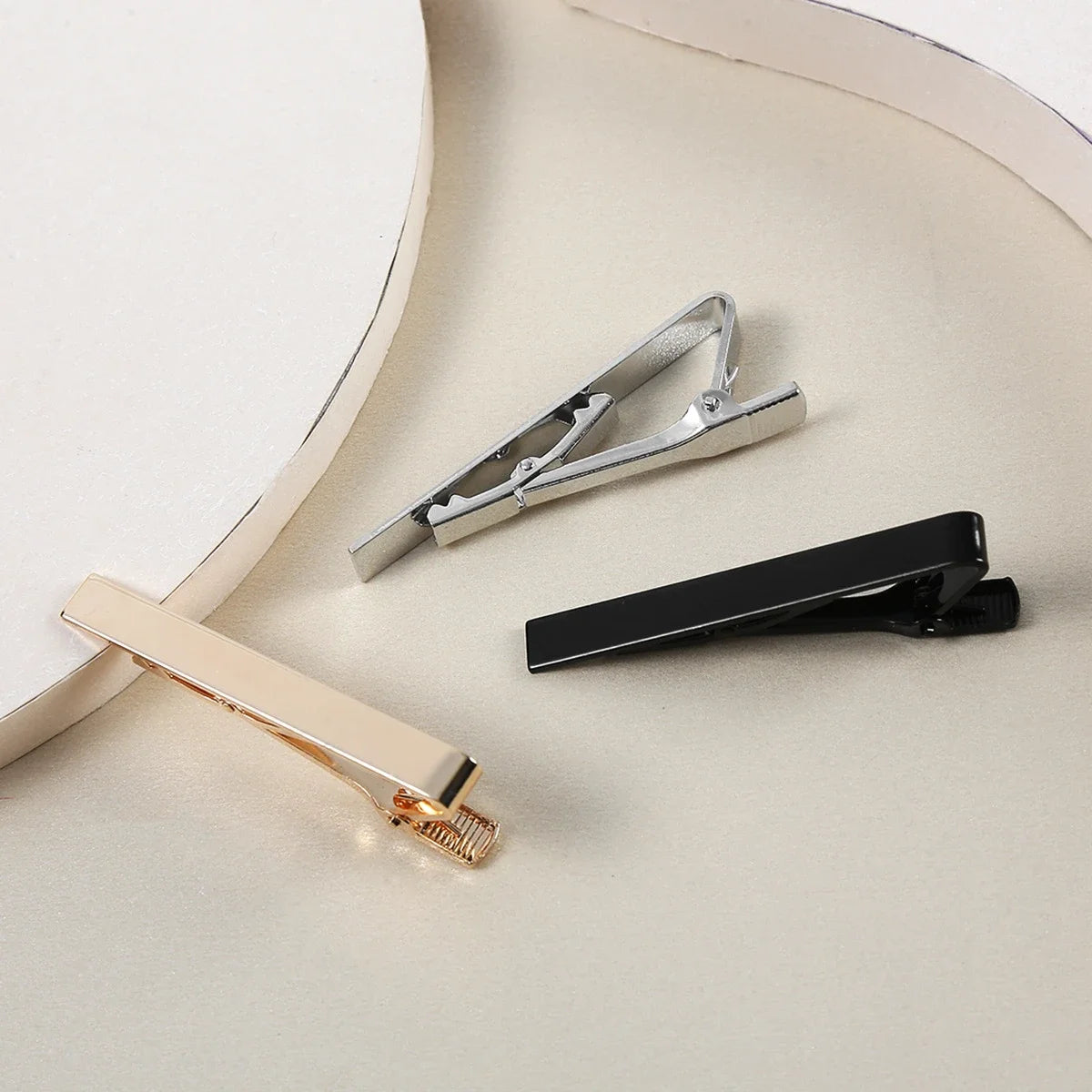 Kẹp Cà Vạt Nam Đồng Đơn Giản Thanh Lịch Thời Trang