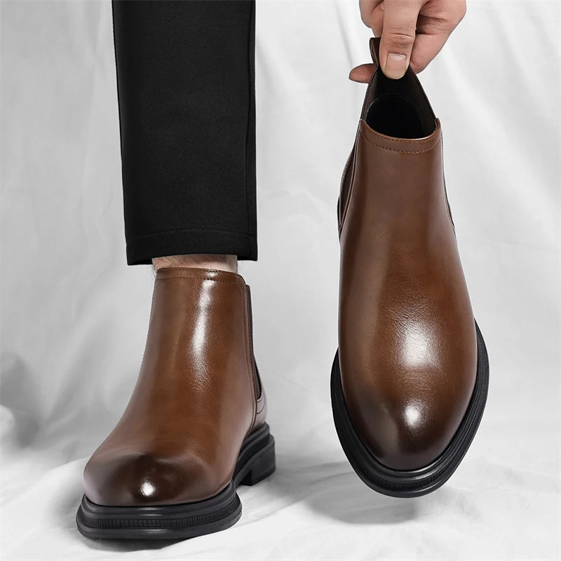 Men's Chelsea Boots - Soft Leather - Luxurious &amp; Elegant