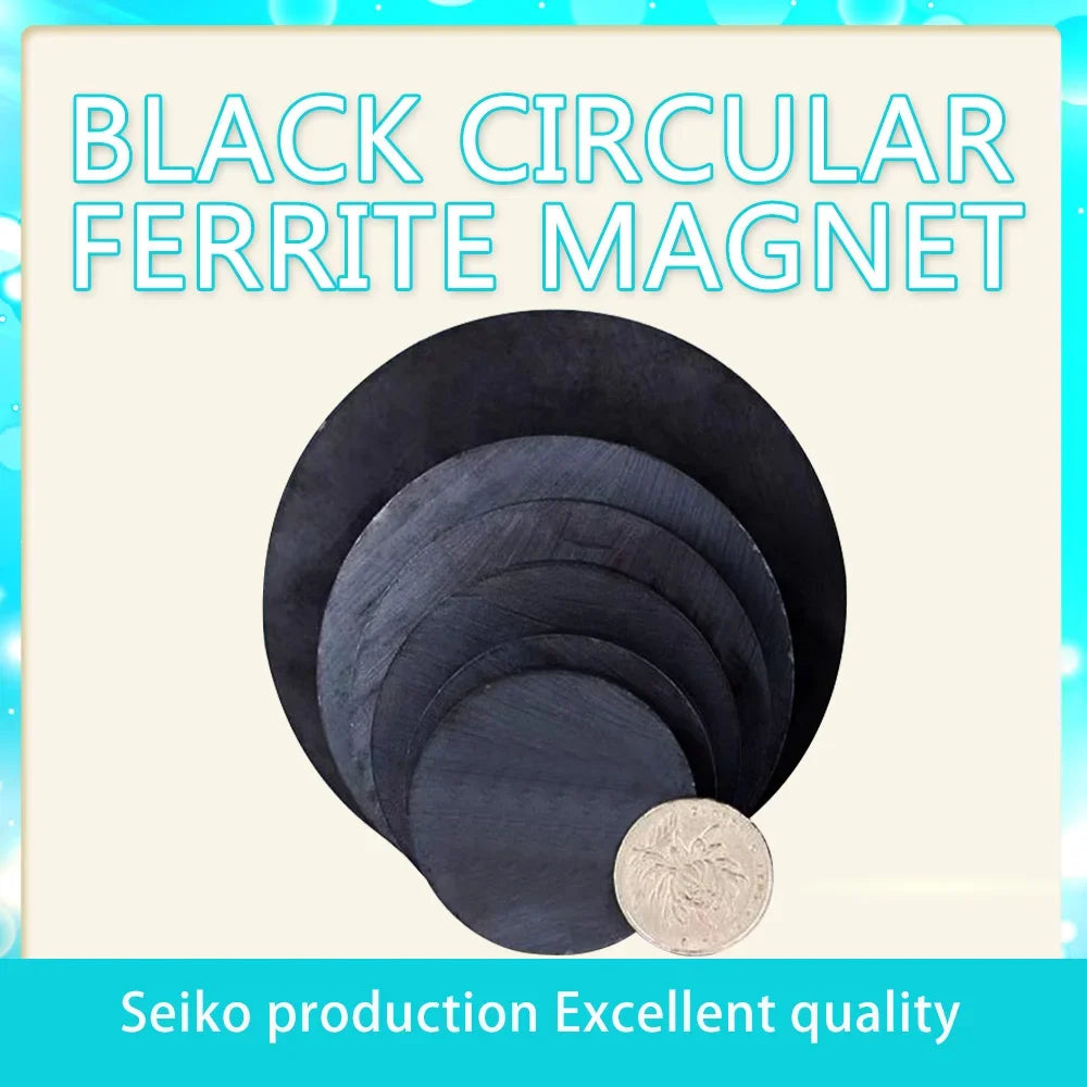 Nam Châm Đen Ferrite Tròn 14-20mm Dạy Học, Dán Tủ - Daisan Mart