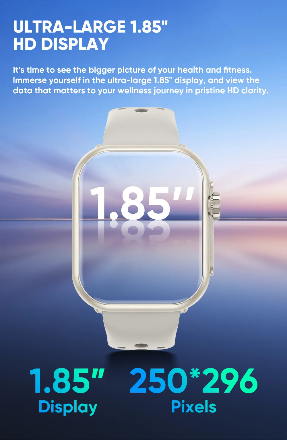 2025 AMOLED 1.85 IP68 Fashion Smart Watch