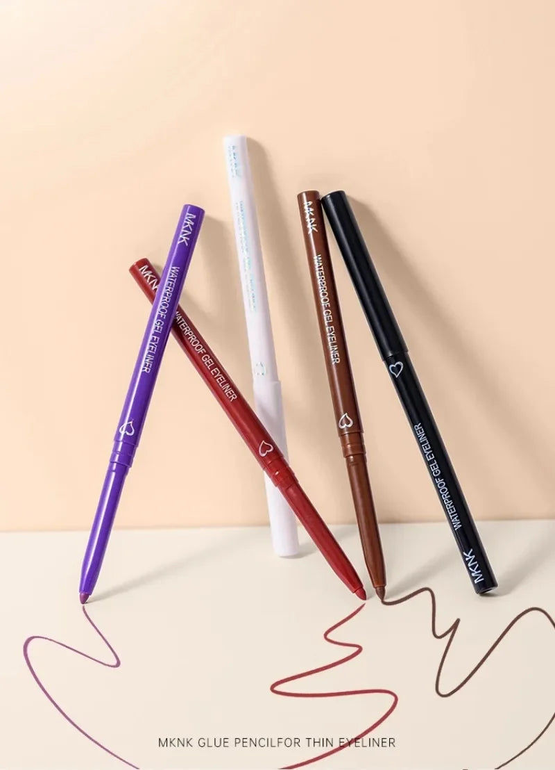 Black Brown Matte Gel Eyeliner Smudge-proof, Quick-drying, Long-lasting