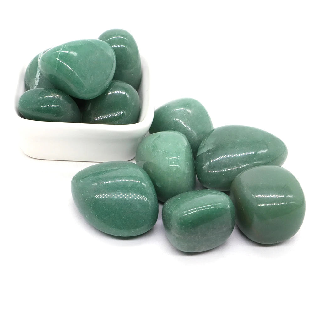 Lucky Natural Green Aventurine Stone for Home Decoration