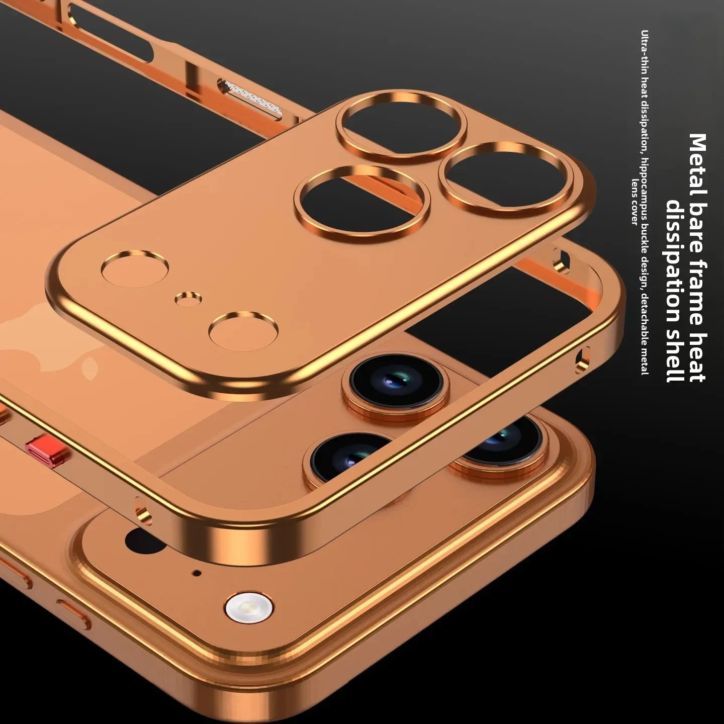 Aluminum alloy Metal Phone Case For iPhone 17 16 Pro Max 17Air Minimalist Support Wireless Charging Ultra-thin Protecitve Case - Daisan Mart