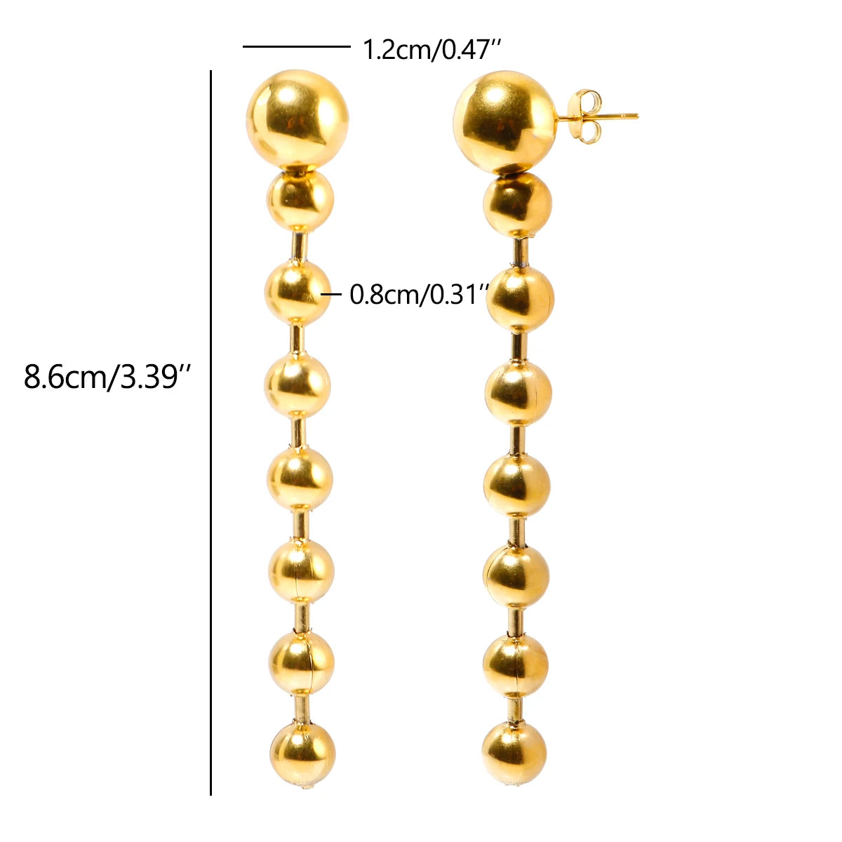 Punk Style Hollow Metal Bracelet Necklace Set