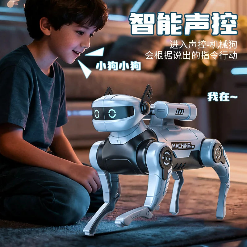 Robot Dog Children's Interactive Toy Intelligent Robot Dog Electric Remote Control Programming Toy Children's Boy New Baby - Daisan Mart