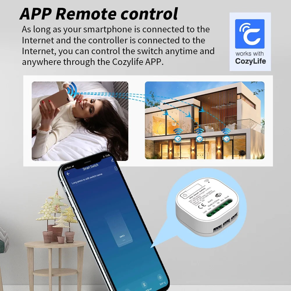 Sixwgh WIFI Smart Switch - Voice Control