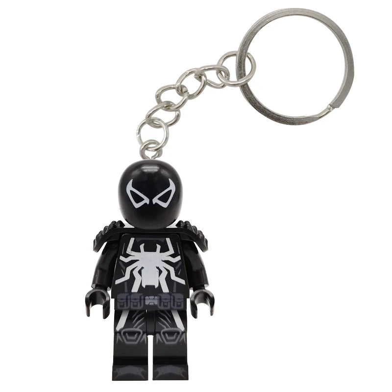 Lego Spider-Man Miles &amp; Gwen Cute Bag Keychain