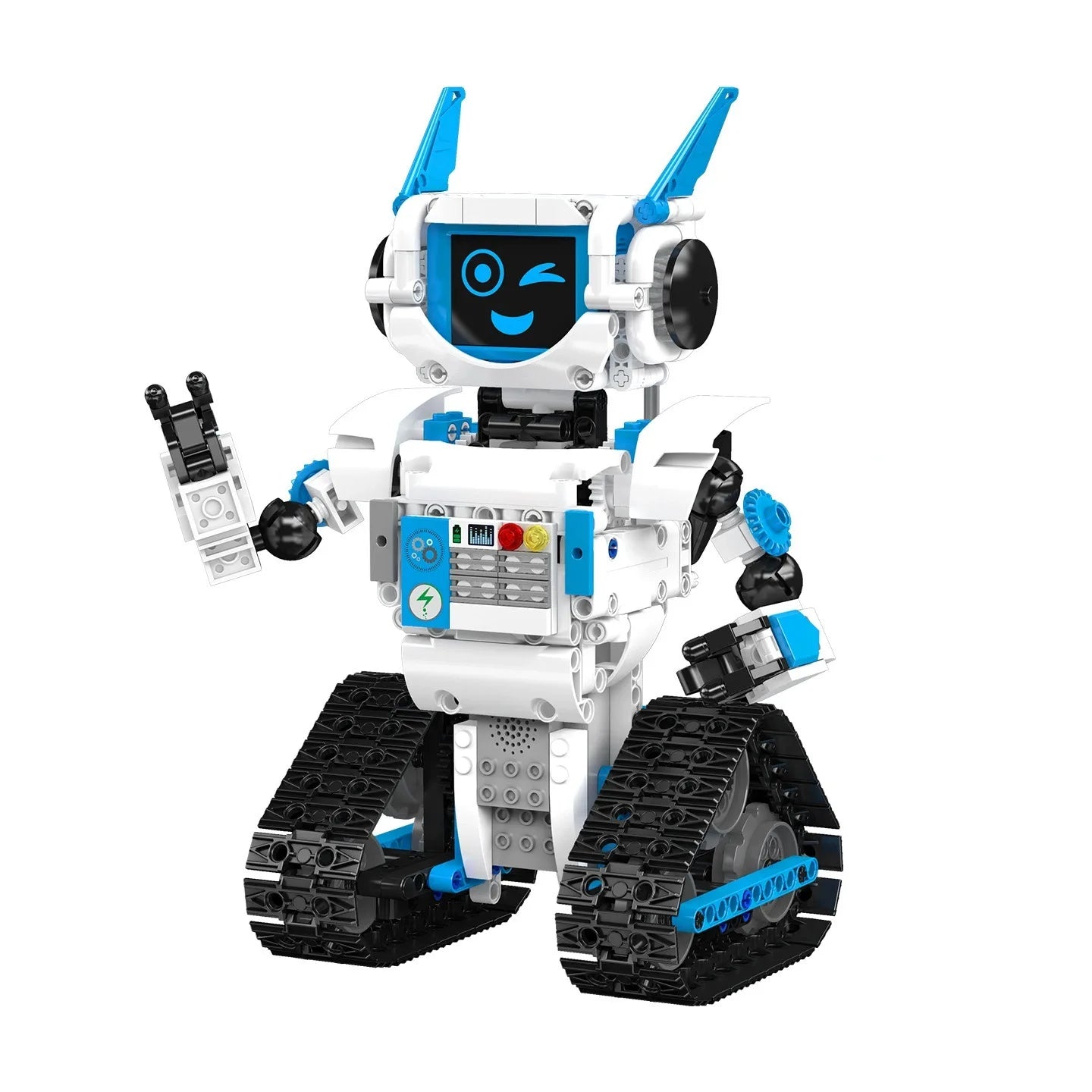 AI intelligent robot building block assembly model toy dialogue interactive voice boy gift RC robot - Daisan Mart