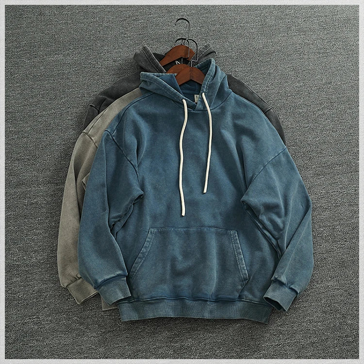 New Warm Kangaroo Pocket Cotton Men's Hoodie