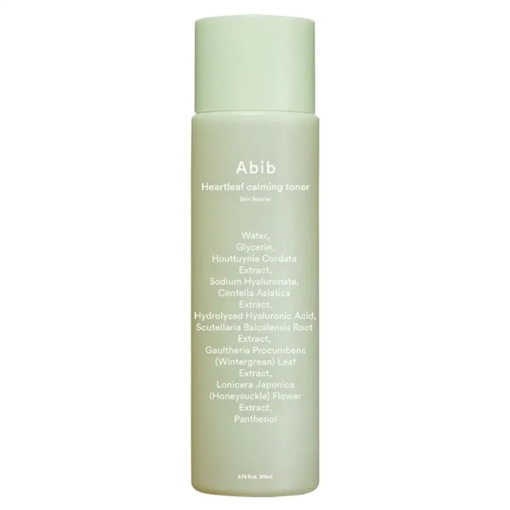 Korea Abib Houttuynia Cordata Toner Soothes Sensitive Skin Moisturizes Calms Nourishes Repairs Relieves Facial Redness Swelling