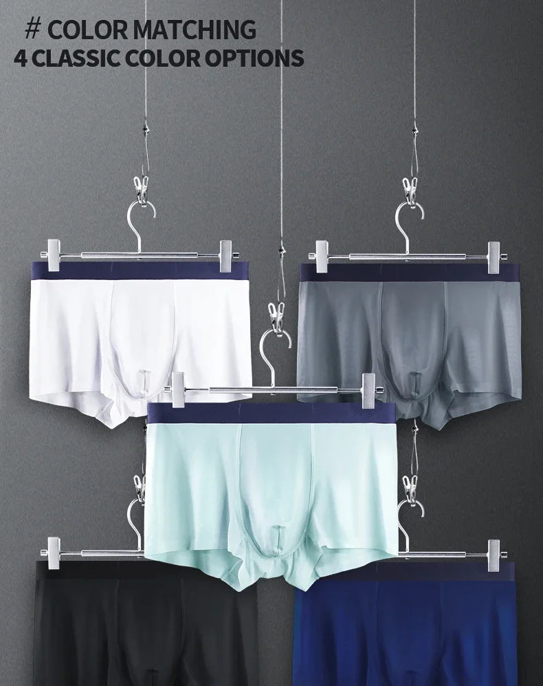 Quần lót nam 3PC, thoáng khí, phong cách cá tính.