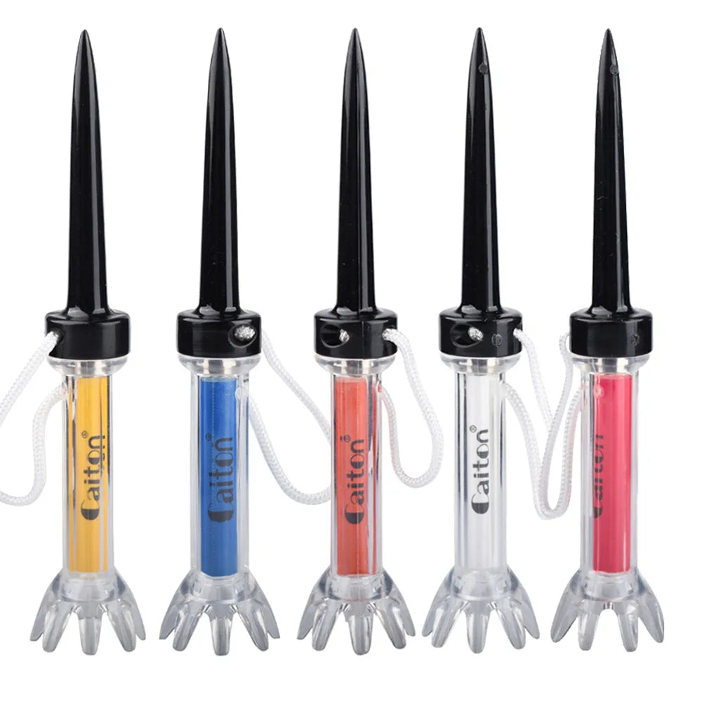 Set of 5 360 Degree 2 Size Magnetic Plastic Golf Tees