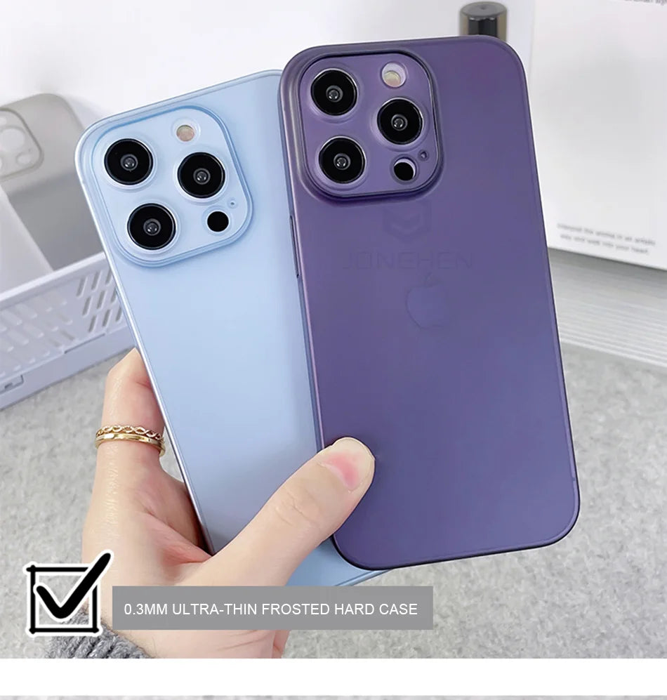 Ultra Thin Matte Protective Case for iPhone 17-16 Pro Max