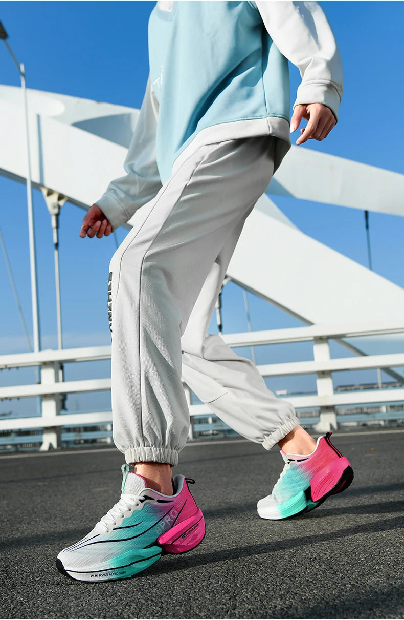 Giày Chạy Bộ Marathon 2025 Đệm Khí Siêu Nhẹ Nam Nữ