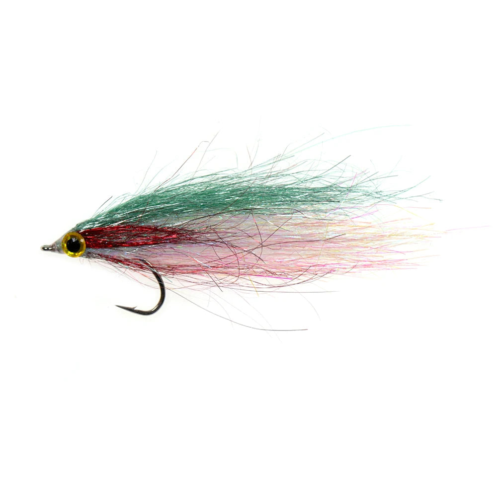 Wifreo Wounded Ice Minnow Fly Ice Dub Slowly Sinking Salmon Trout Sea Bass Pike Steelhead Redfish Fly Fishing Flies Lures 