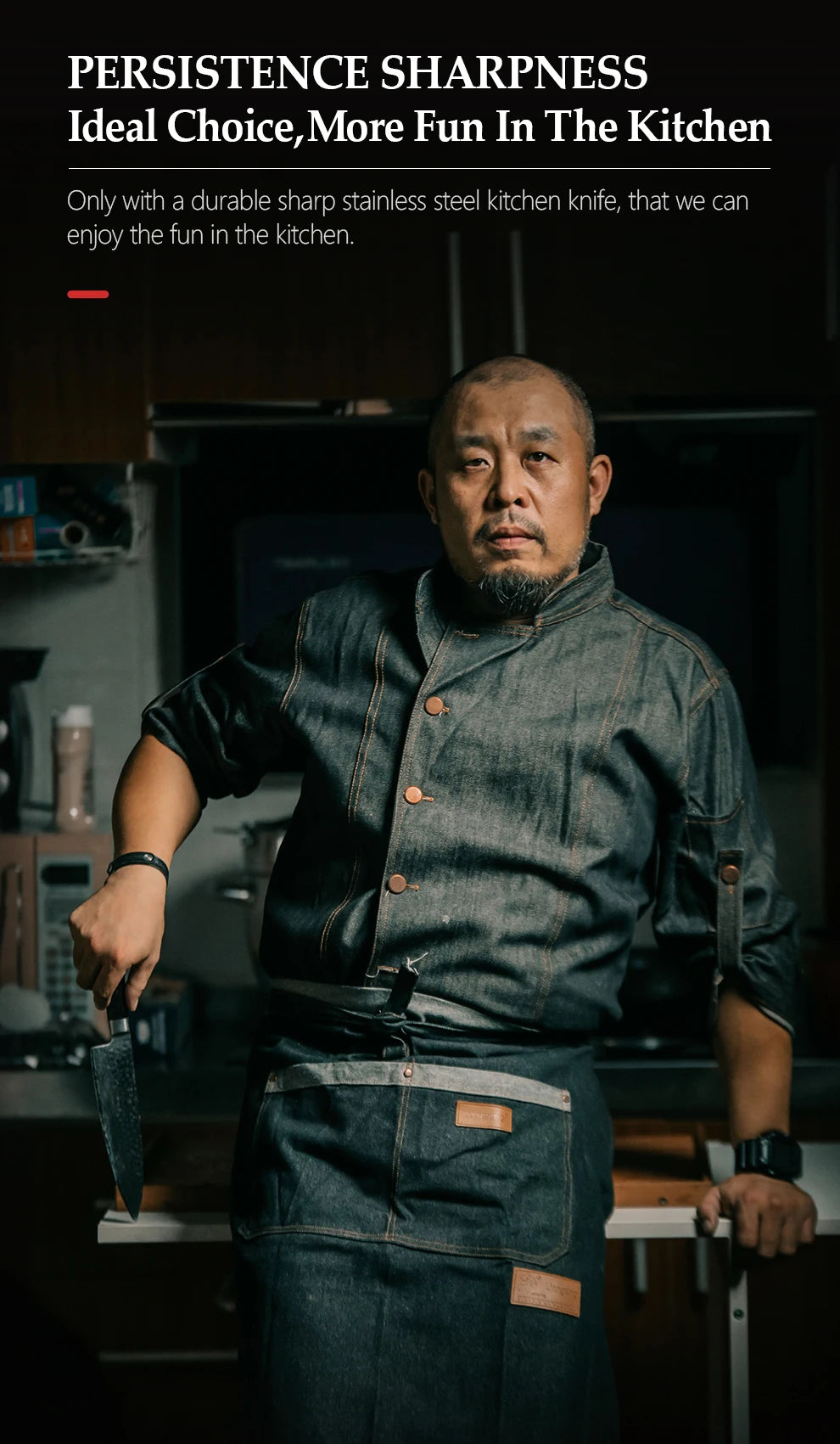 Bộ Dao Nhà Bếp XINZUO 6 Món - Thép Không Gỉ Cao Cấp