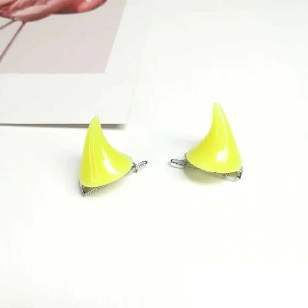 Kẹp Tóc Sừng Quỷ Đáng Yêu Halloween Cosplay Cá Tính