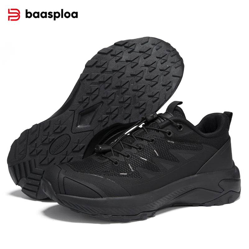Baasploa Women's Fashion Anti-Slip Mountaineering Shoes