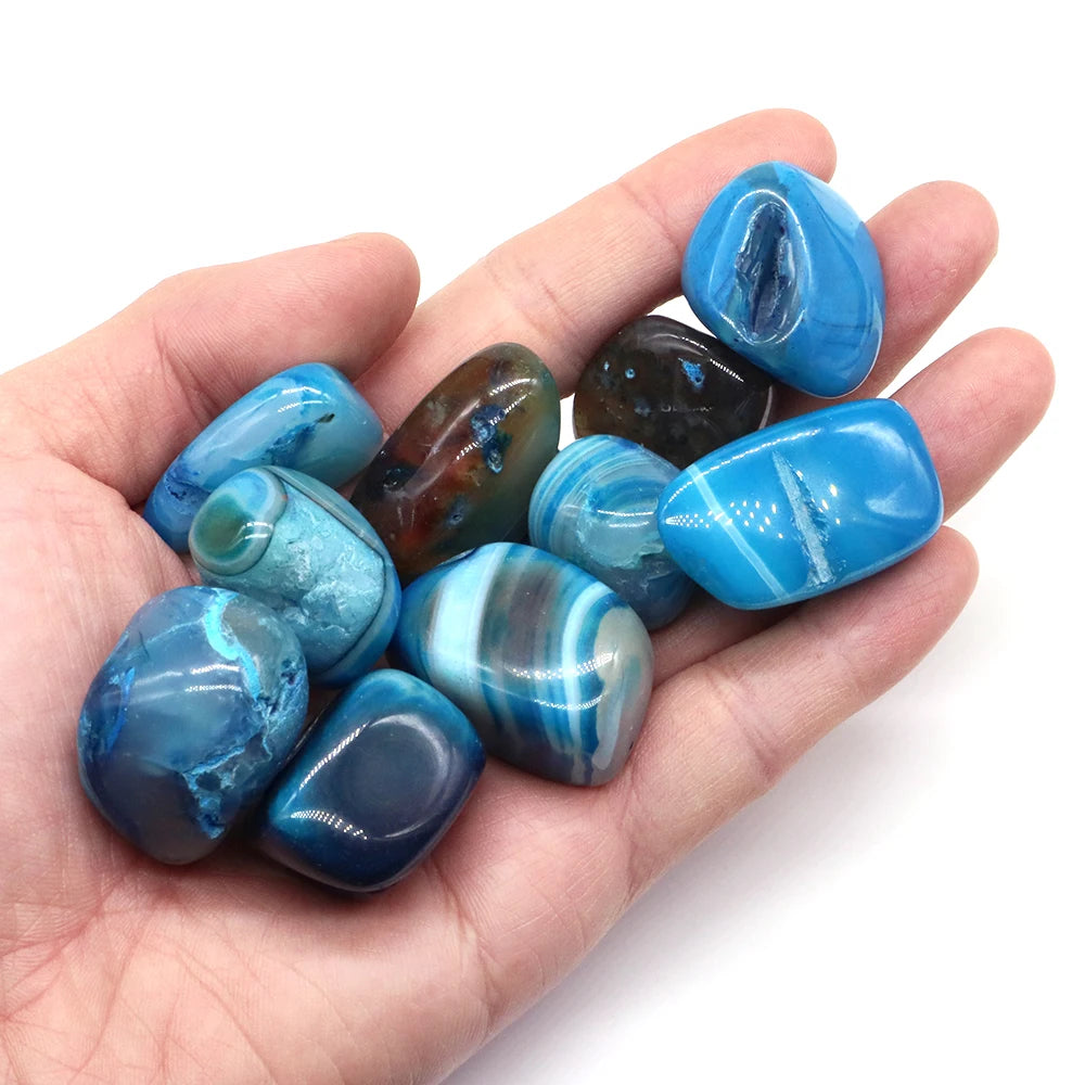Striped Turquoise - Feng Shui Decorative Stone for Aquariums