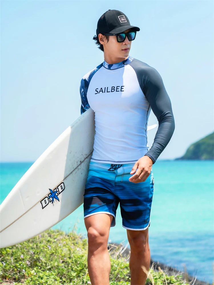 Áo Bơi Nam SAILBEE Chống UV - Lướt Sóng và Bơi Lội