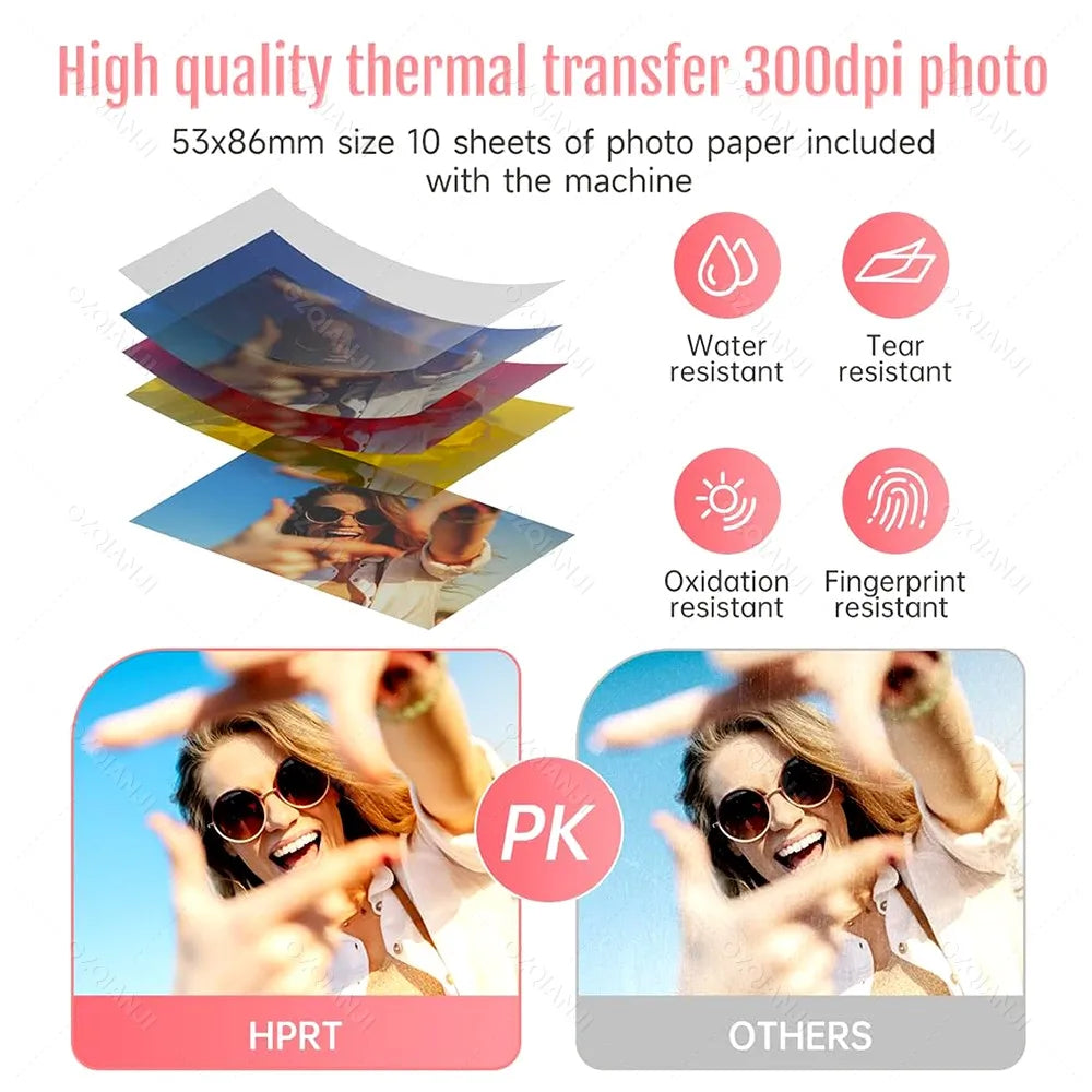 Máy In Ảnh Mini CP2100 Bluetooth 300dpi 2x3 Inch - Daisan Mart