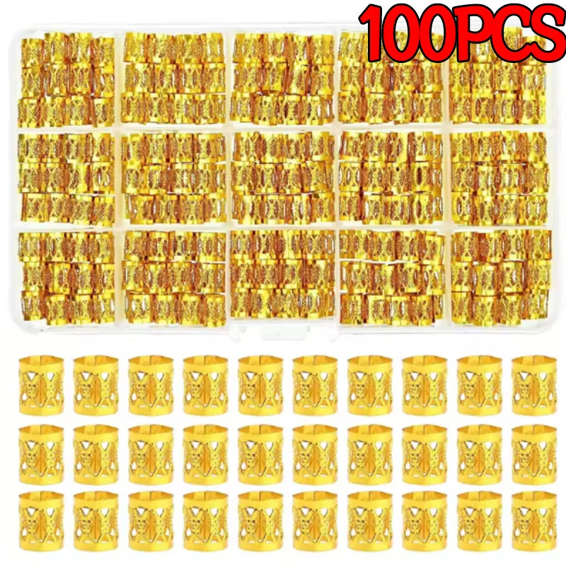 Vòng Trang Sức Tóc 100 Chiếc - Phụ Kiện Tóc Sành Điệu