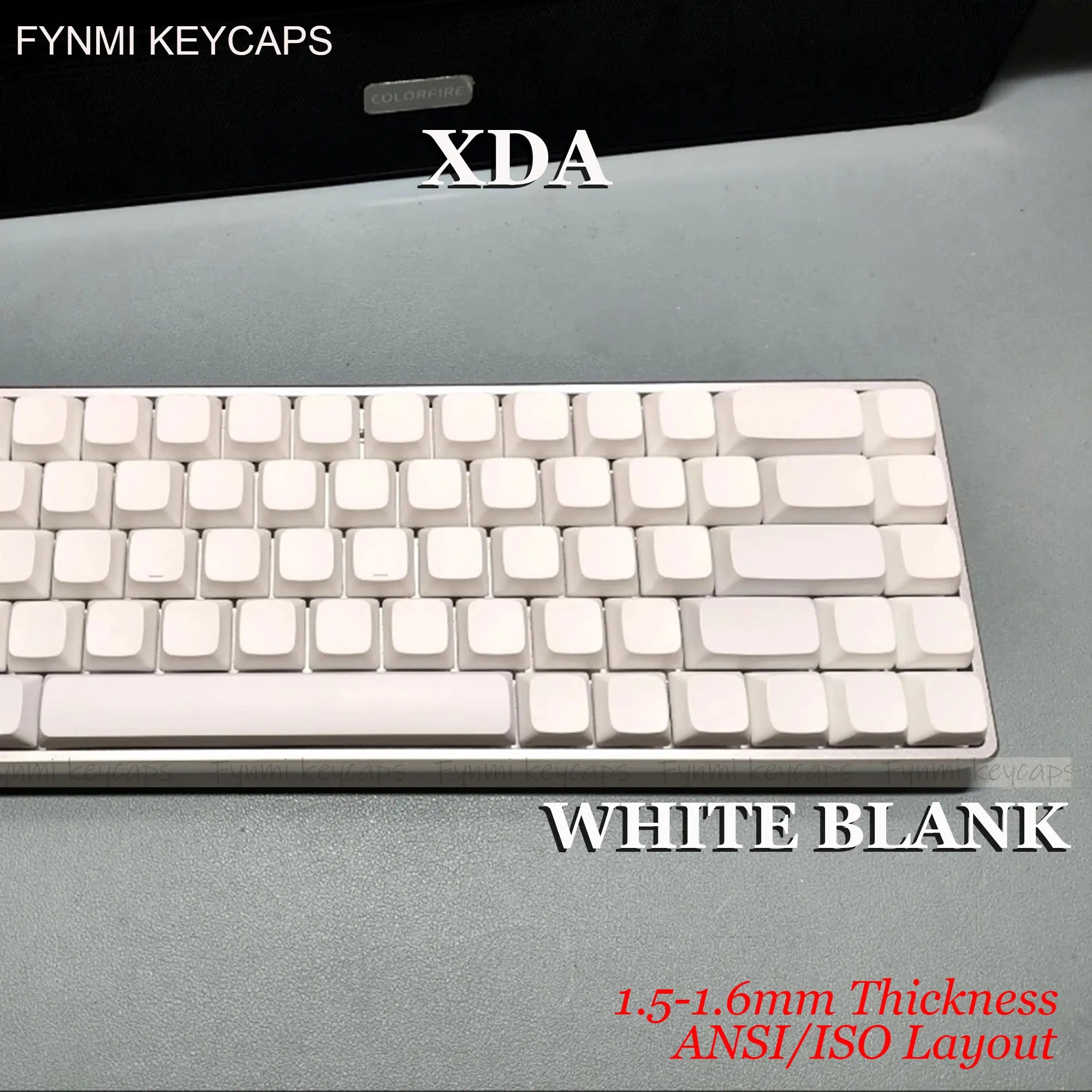 Nắp Phím Trắng Fynmi XDA PBT cho Bàn Phím Cơ
